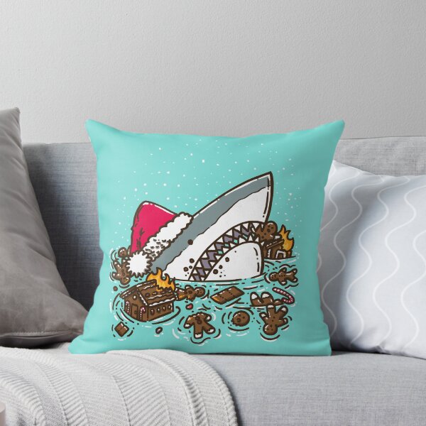 Item preview, Gingerbread Destruction Shark designed and sold by nickv47.