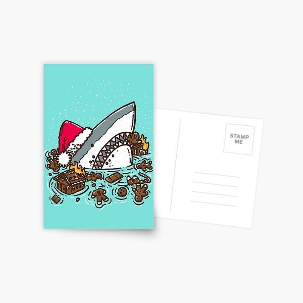 Item preview, Gingerbread Destruction Shark designed and sold by nickv47.