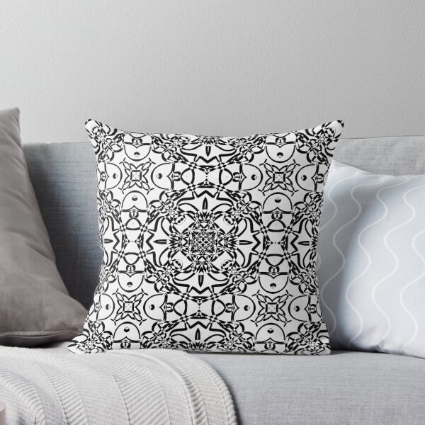 Item preview, black and white vintage pattern designed and sold by fantasygerle.