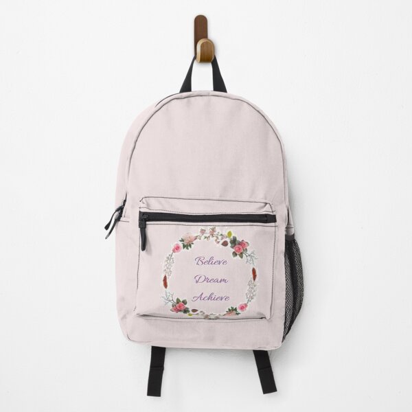 Item preview, Floral Frame with Inscription - Believe, Dream, Achieve designed and sold by kamikrison.