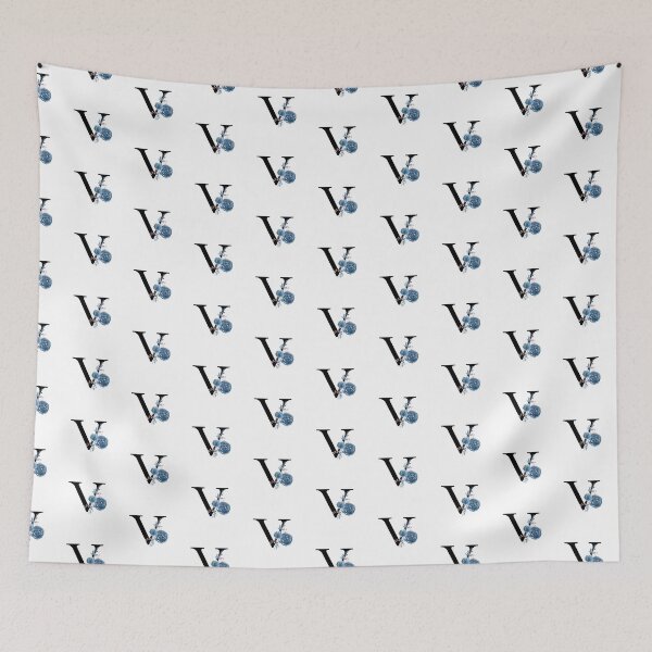 Item preview, Monogram Floral Watercolor Letter V designed and sold by owliedesign.