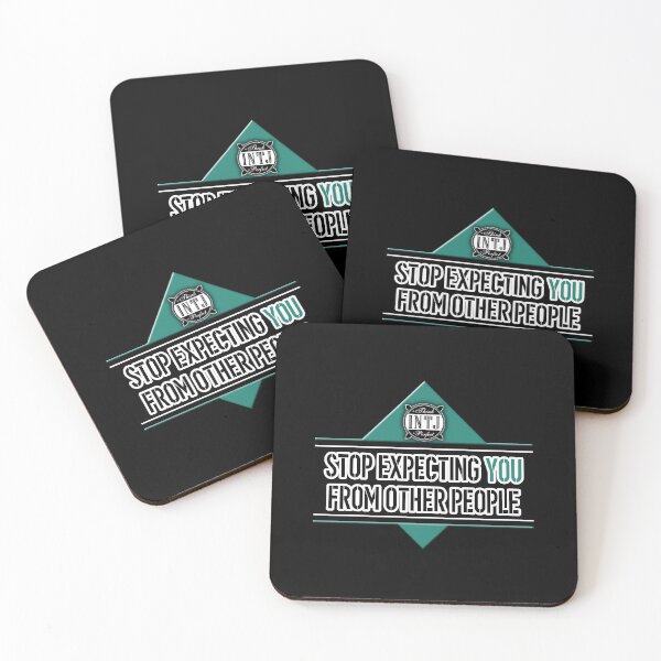 Item preview, INTJ quote saying: Stop expecting you from other people designed and sold by CiniArt.
