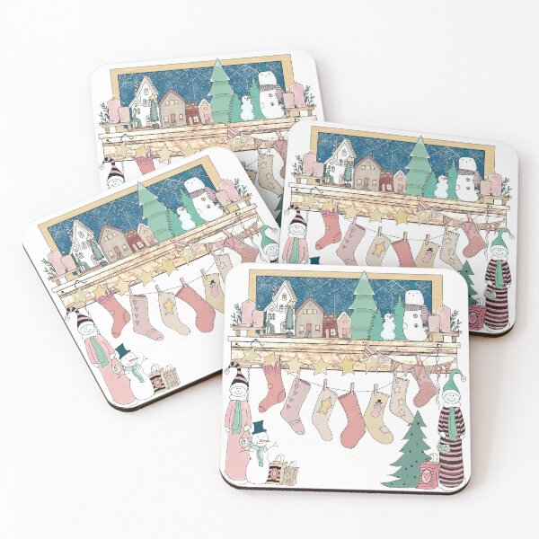 Item preview, Mantel navideño primitivo designed and sold by Kristi Duggins.