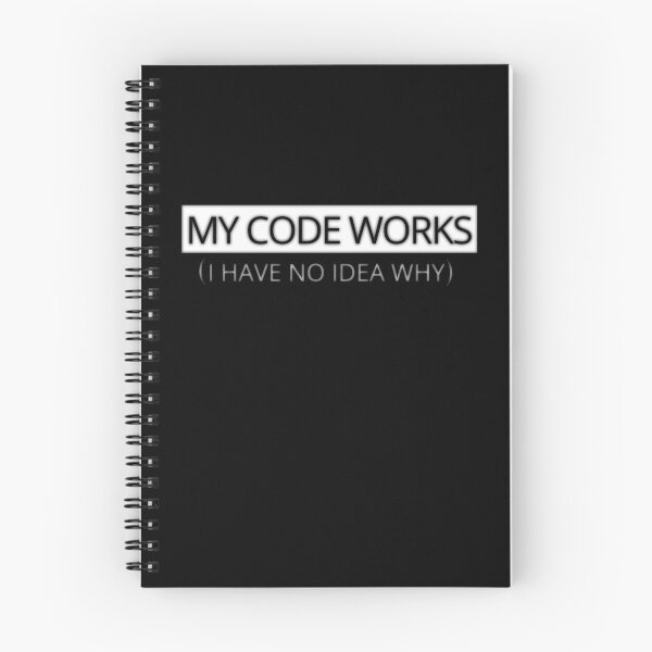 Item preview, My Code Works (I Have No Idea Why) designed and sold by Orchouk.