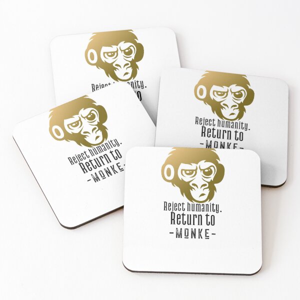 Item preview, Reject humanity return to monke. designed and sold by CocoAndMore.