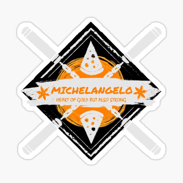 Michelangelo Crest Sticker