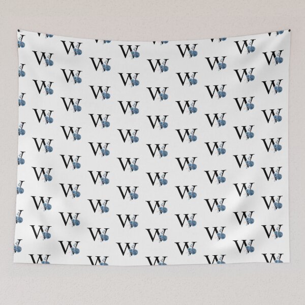 Item preview, Monogram Floral Watercolor Letter W designed and sold by owliedesign.