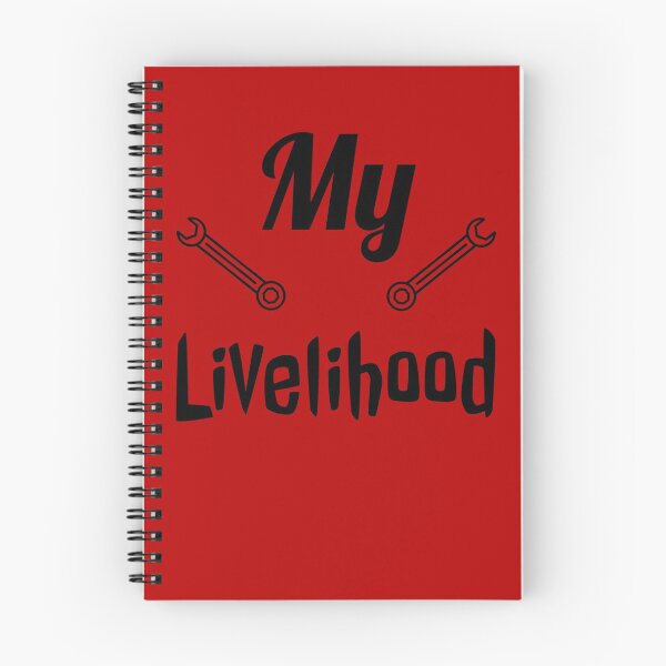 Item preview, Livelihood Mechanic design designed and sold by Brat-Cat-Shirts.