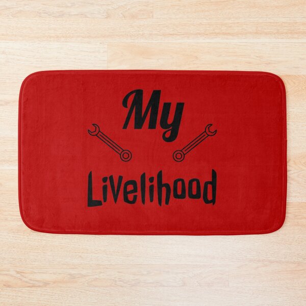 Item preview, Livelihood Mechanic design designed and sold by Brat-Cat-Shirts.