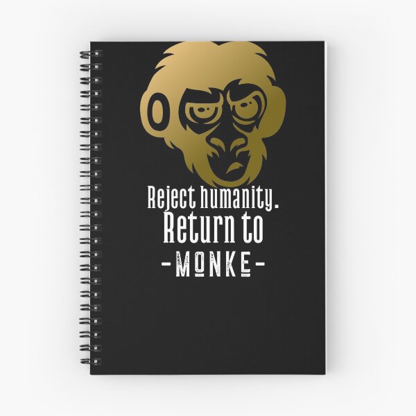 Item preview, Reject humanity return to monke. designed and sold by CocoAndMore.