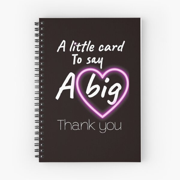 Item preview, A little card to say a big thank you Thank you-being grateful designed and sold by Boss  Bubble.