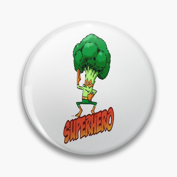Item preview, Broccoli Ninja Superhero Mixed Martial Arts MMA Foodietoon designed and sold by ProjectX23.