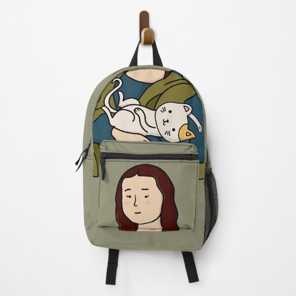 Item preview, Mona Lisa Holding A Cute Cat designed and sold by cannevas.