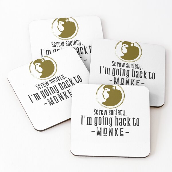 Item preview, Reject humanity return to monke. designed and sold by CocoAndMore.