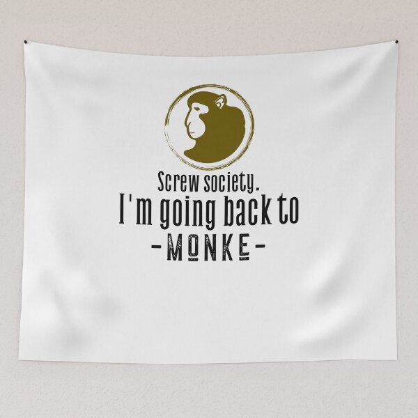 Item preview, Reject humanity return to monke. designed and sold by CocoAndMore.