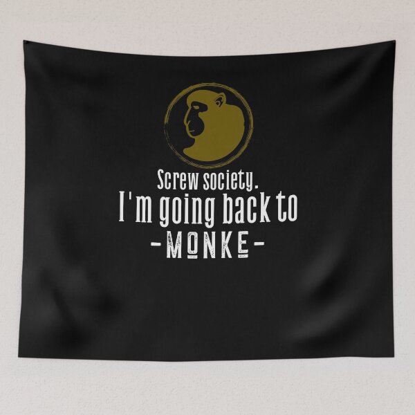 Item preview, Reject humanity return to monke. designed and sold by CocoAndMore.