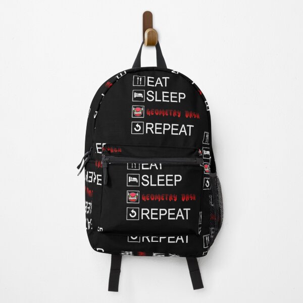 Item preview, Eat Sleep Geometry Dash Repeat Coloured designed and sold by JCWardrobe.