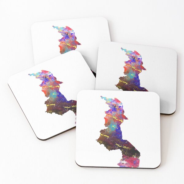 Item preview, Malawi 626 Watercolor Map Yoga Quote Definition De designed and sold by vividpixelusa.