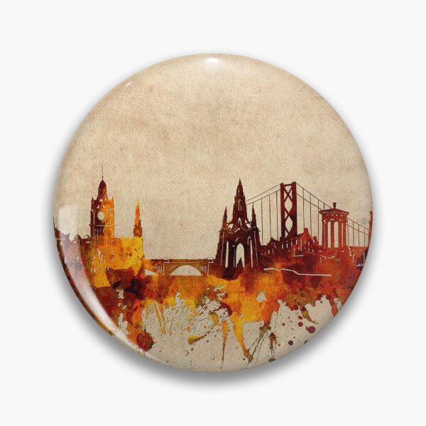 Item preview, edinburgh skyline vintage designed and sold by BekimART2.