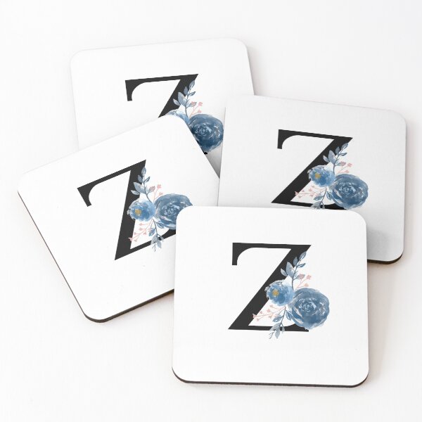 Item preview, Monogram Floral Watercolor Letter Z designed and sold by owliedesign.