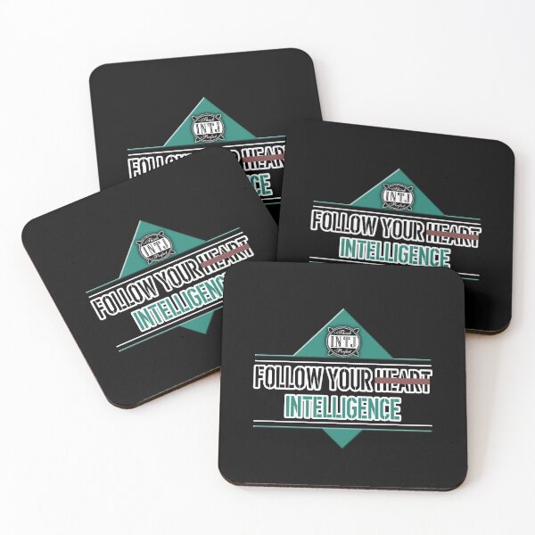 Item preview, INTJ quote saying: Follow your intelligence instead of your heart. designed and sold by CiniArt.