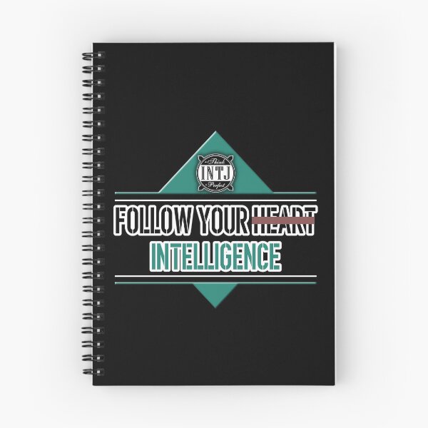Item preview, INTJ quote saying: Follow your intelligence instead of your heart. designed and sold by CiniArt.