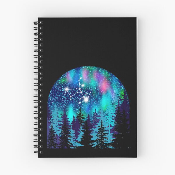 Item preview, Aurora borealis and Sagittarius Zodiac sign constellation  designed and sold by orangerinka.