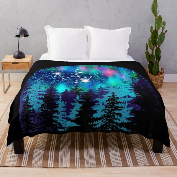 Item preview, Aurora borealis and Sagittarius Zodiac sign constellation  designed and sold by orangerinka.