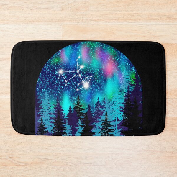 Item preview, Aurora borealis and Sagittarius Zodiac sign constellation  designed and sold by orangerinka.