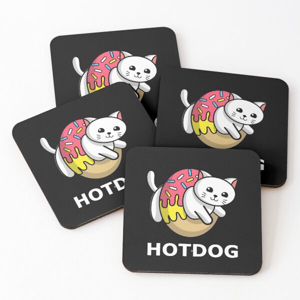 Item preview, Funny Slightly wrong cat doughnut hotdog designed and sold by AllLeftSides42.