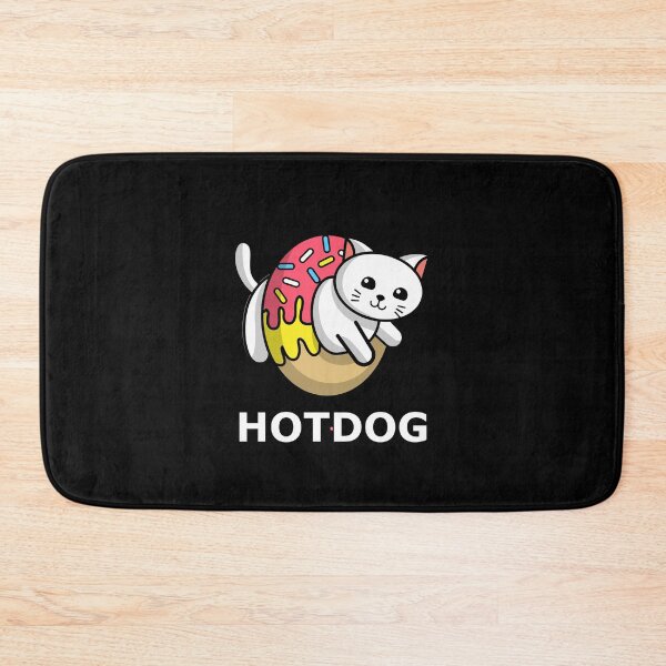 Item preview, Funny Slightly wrong cat doughnut hotdog designed and sold by AllLeftSides42.