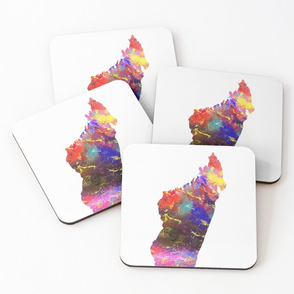 Item preview, Madagascar 625 Watercolor Map Yoga Quote Definitio designed and sold by vividpixelusa.
