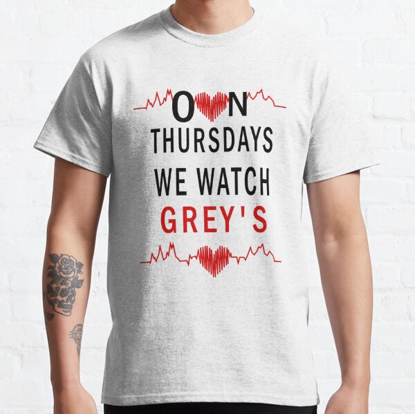 on thursdays we watch greys shirt