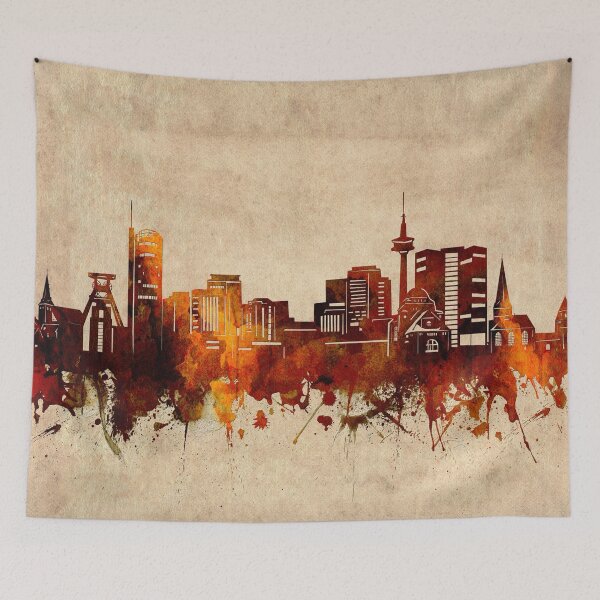 Item preview, essen skyline vintage designed and sold by BekimART2.
