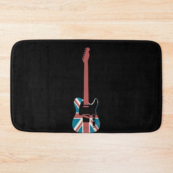 Item preview, Vintage Guitar great britain flag - Guitar player designed and sold by majuga.