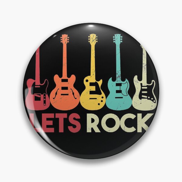 Item preview, Vintage Guitar Lets Rock - Guitar player designed and sold by majuga.
