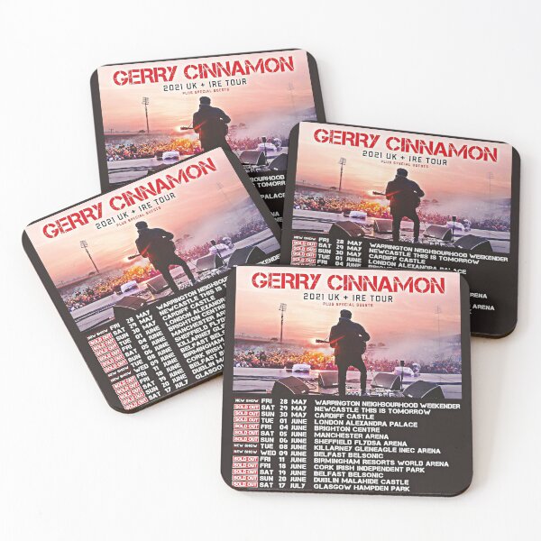 Item preview, Gerry Cinnamon 2021 Uk Ireland Tour Poster designed and sold by thebeardedscot.