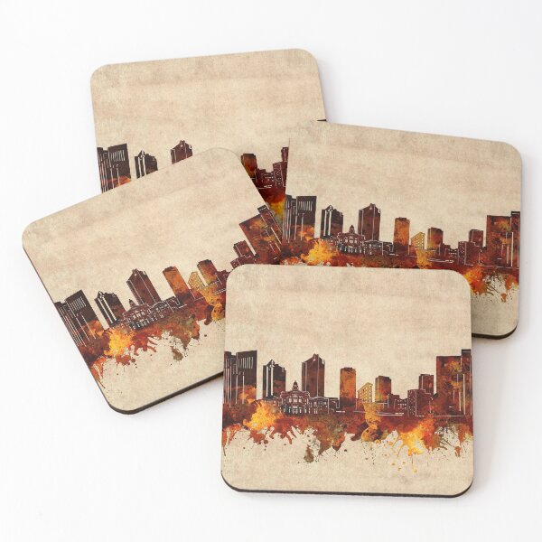 Item preview, fort worth skyline vintage designed and sold by BekimART2.