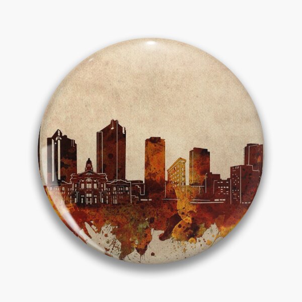Item preview, fort worth skyline vintage designed and sold by BekimART2.