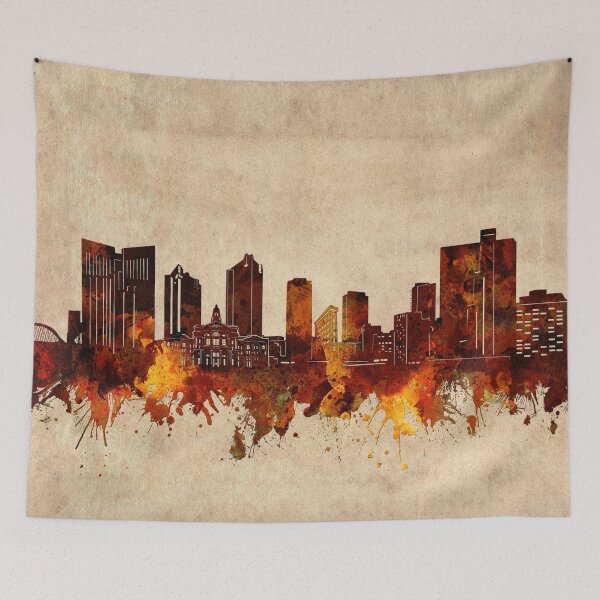 Item preview, fort worth skyline vintage designed and sold by BekimART2.