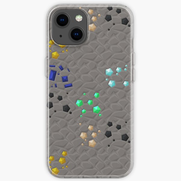 Overworld ores - PureBDcraft iPhone Soft Case