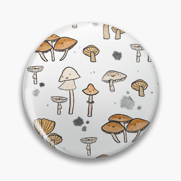 Item preview, Happy, poisonous mushrooms (repeat) designed and sold by teaandcraft.