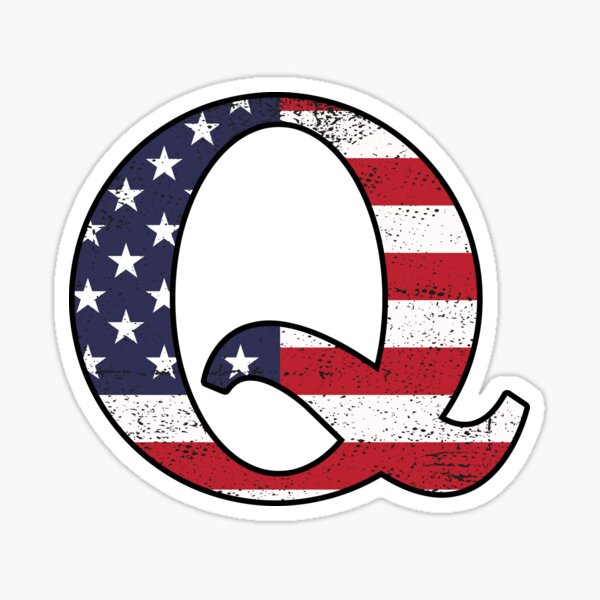 trump 2020 american flag Sticker