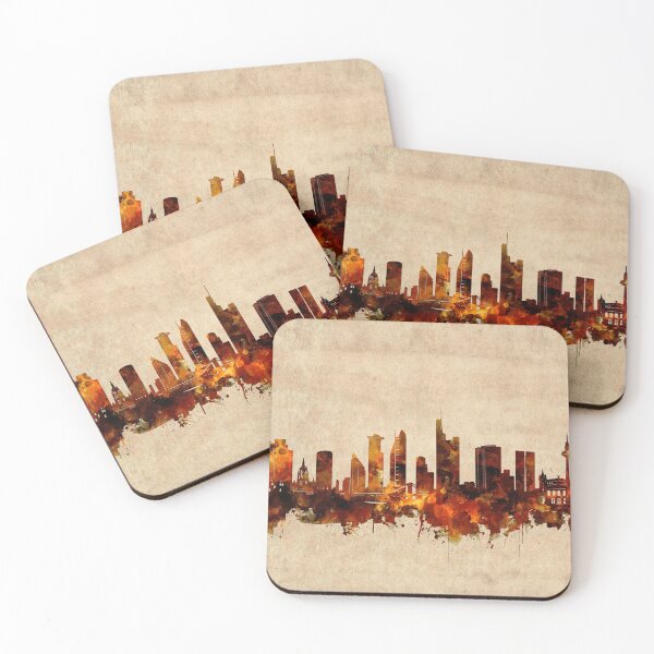 Item preview, frankfurt skyline vintage designed and sold by BekimART2.