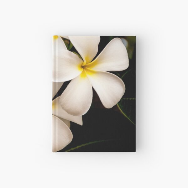 Yellow Plumeria Hardcover Journal