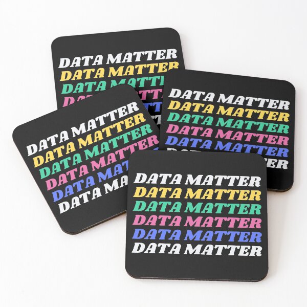 Item preview, Data Matter (Black Background) designed and sold by Rosinda.