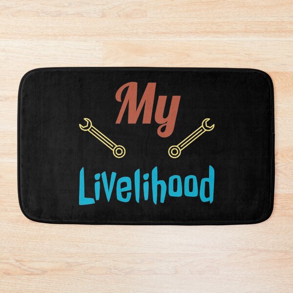 Item preview, Livelihood Mechanic design designed and sold by Brat-Cat-Shirts.