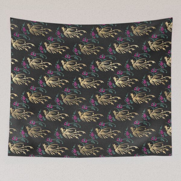 Item preview, Oriental Design in Gold and Purple  designed and sold by WisdomInspired.