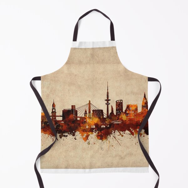 Item preview, hamburg skyline vintage designed and sold by BekimART2.