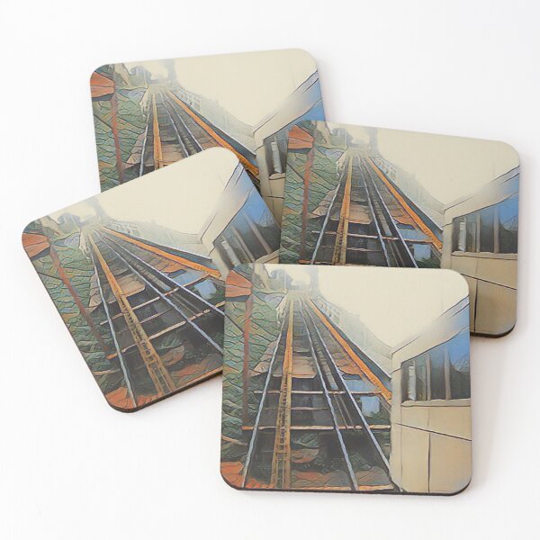 Item preview, Valparaiso Chile Color Pastel Funicular designed and sold by tempotats.